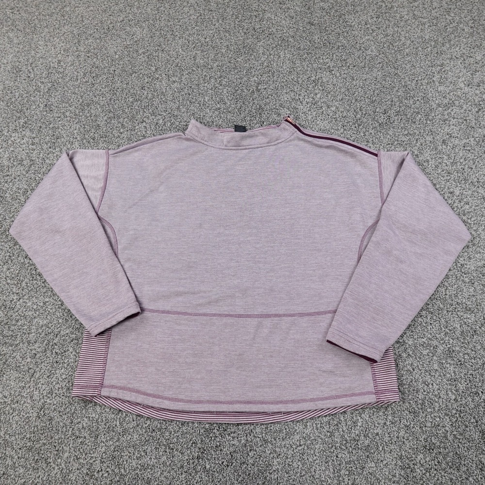 Champion Sweater Womens XL Purple‎ Heather Performance Pullover Zip Sweatshirt